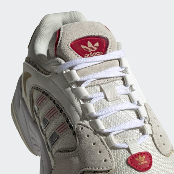 adidas falcon chalk white scarlet