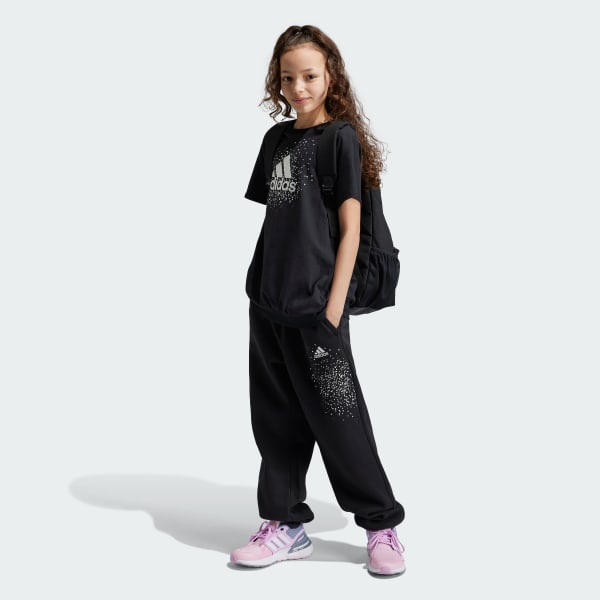 Negro Camiseta Girls Glam (Género neutro)