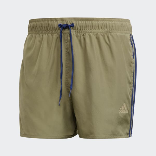 Green Classic 3-Stripes Swim Shorts AT917