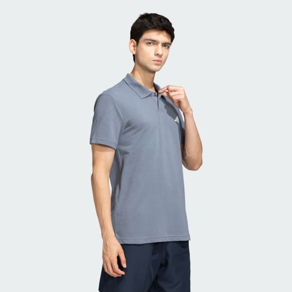 Black adidas Polo Tee