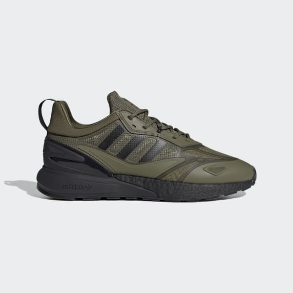 Green ZX 2K BOOST 2.0 Shoes