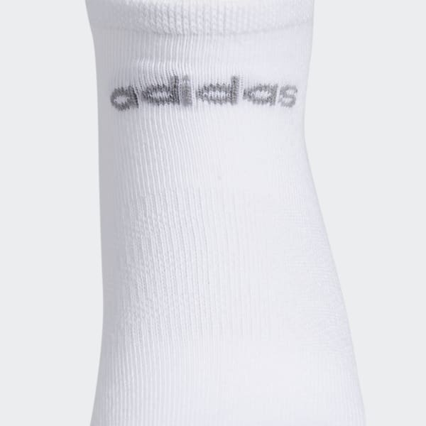 White Superlite No-Show Socks 6 Pairs BI5048X