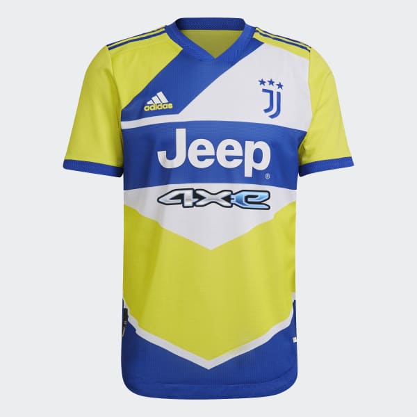 geel Juventus 21/22 Authentiek Derde Shirt