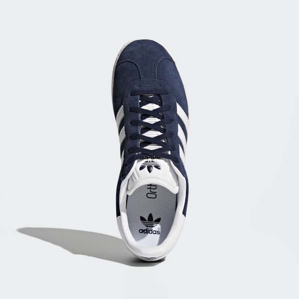 Blue adidas gazelle trainers outlet