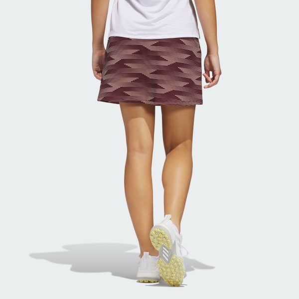 Burgundy Ultimate365 Printed Skort