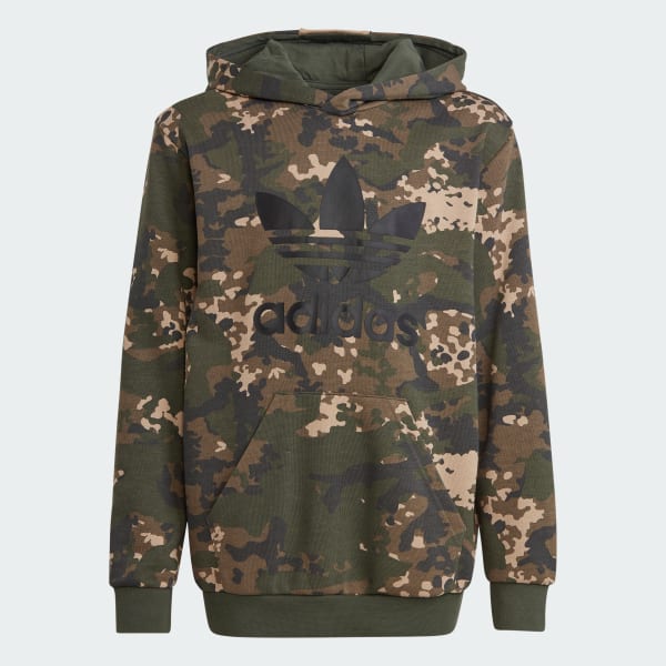 Cafe Sudadera con gorro Camo