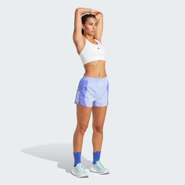 Blanco Top Deportivo Run Pocket Soporte Medio