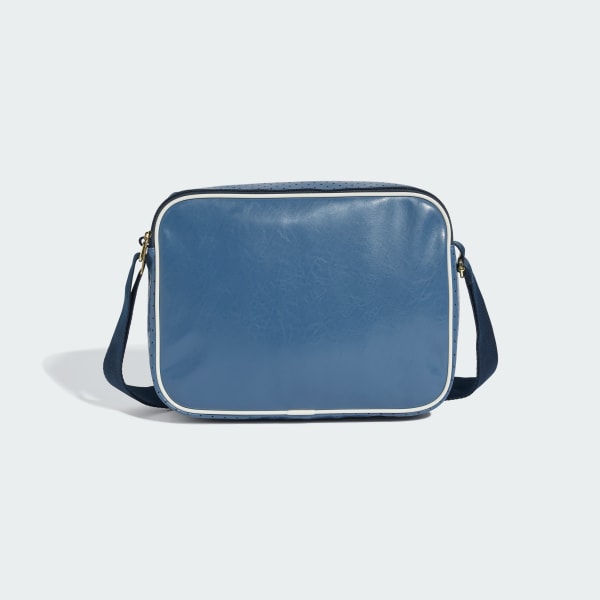 ☆Adidas☆Original Wide Shoulder Bag Sky Blue Adidas Originals Unisex Messenger Bag Blue Trefoil Logo