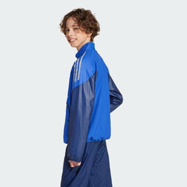 ブルー ウインドジャケット キッズ