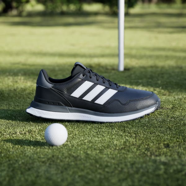 Black S2G 26 LEATHER SPIKELESS GOLF SHOES
