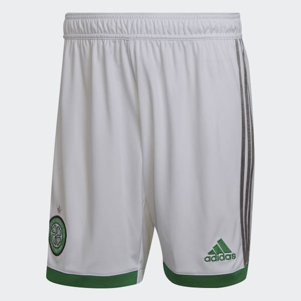 White Celtic FC 22/23 Home Shorts I4479