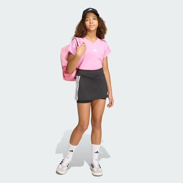 Preto SHORTS TRAIN ESSENTIALS TRÊS LISTRAS