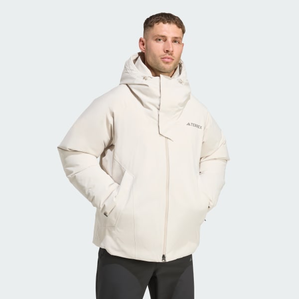 Beige Xploric CLIMAPROOF Hyper Dry 다운 재킷