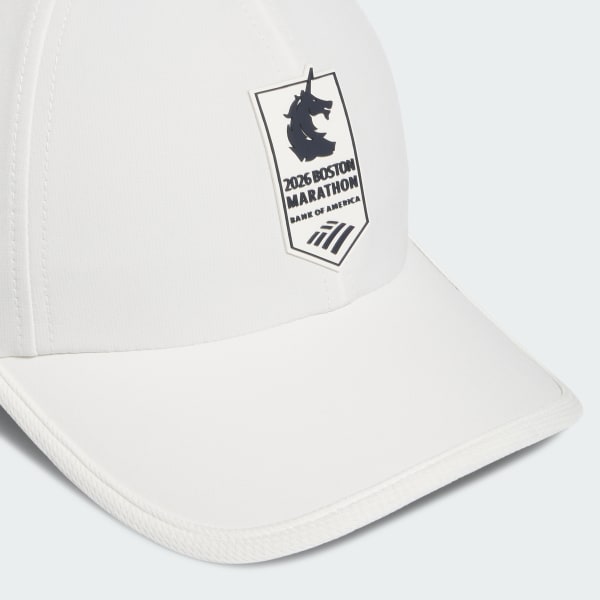 adidas Boston Marathon 2026 Superlite Hat - White | Free Shipping