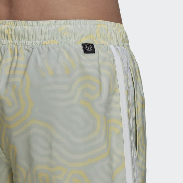 Groen Color Maze CLX Zeer Korte Zwemshort BW550
