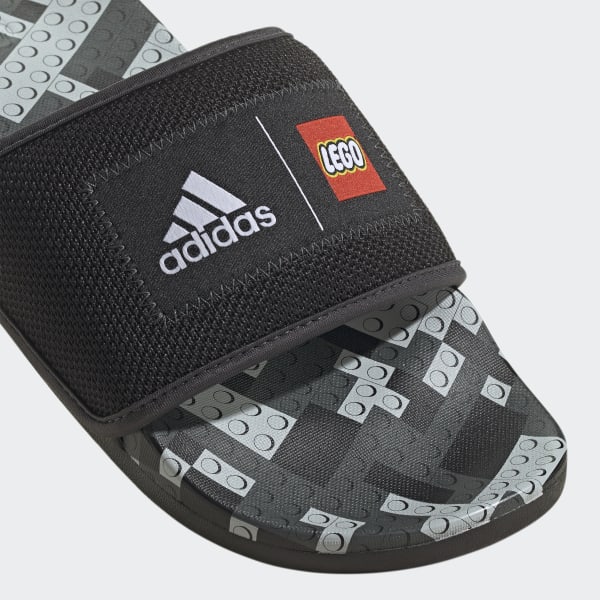 Black adidas Adilette Comfort x LEGO® Slides CBY96
