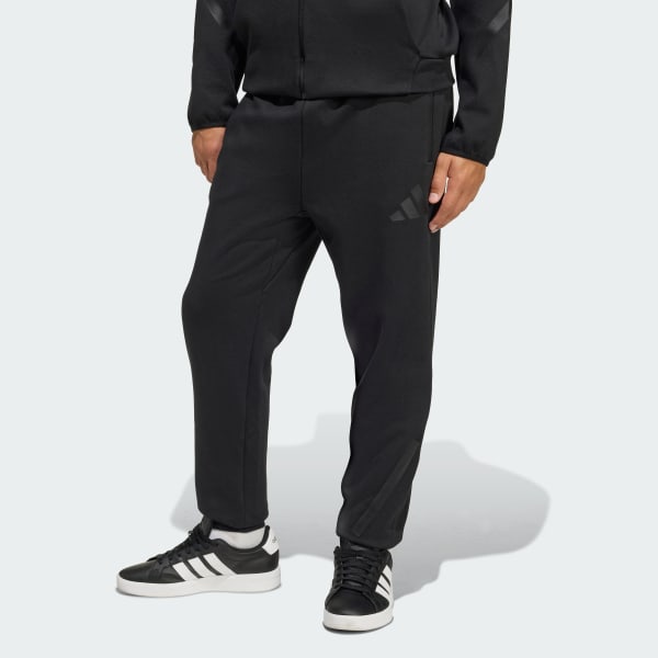 Μαύρο adidas Z.N.E. Παντελόνι με στενό τελείωμα