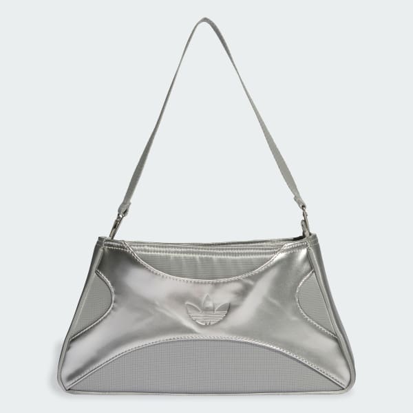Silver Clutch Shoulder Bag