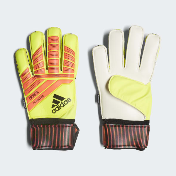 adidas Predator Fingersave Replique Gloves - Yellow | adidas Turkey