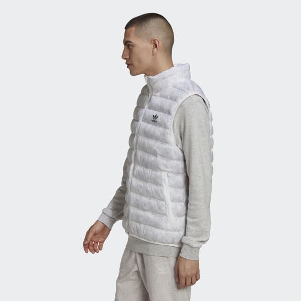 adidas Essentials+ Made with Nature | White - | Men\'s US adidas Vest Lifestyle