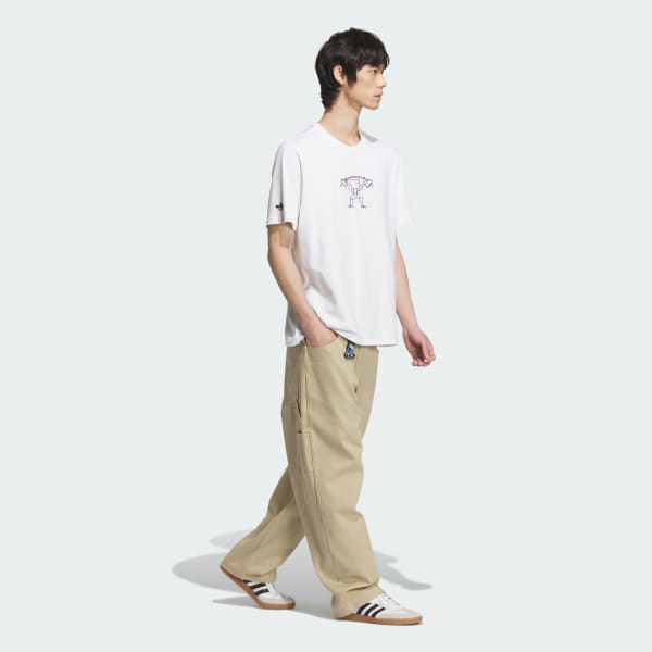 Beige City Skate Loose Pants
