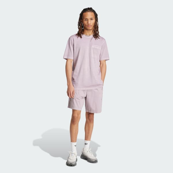 Purple Trefoil Essentials + Dye Pocket T-Shirt