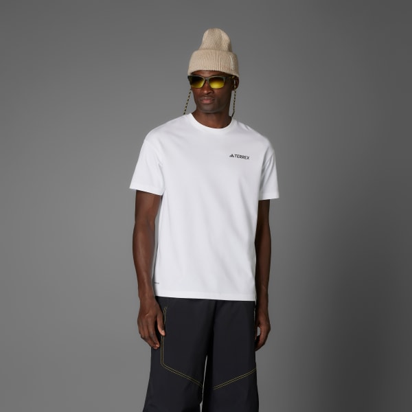 White adidas National Geographic UF AEROREADY Graphic T-shirt