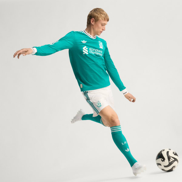 Verde Camisola Oficial do Terceiro Equipamento 25/26 do Liverpool FC