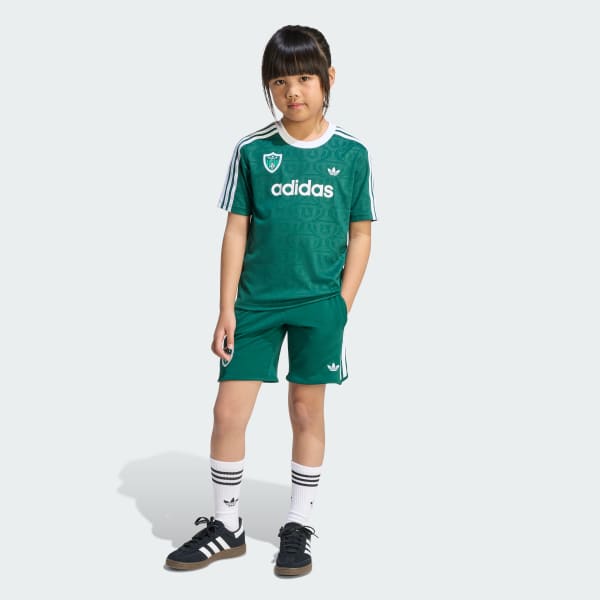 mau-xanh-la BỘ ÁO ĐẤU QUẦN SHORT ADIDAS DISNEY