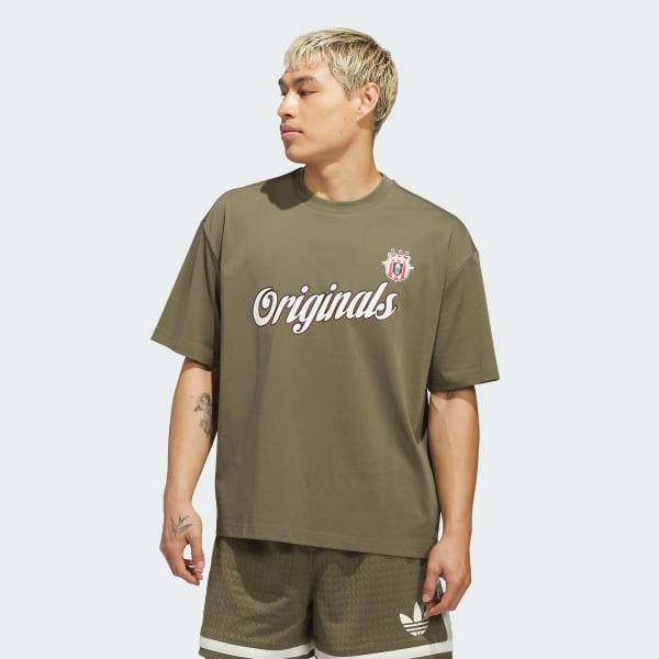 Verde Remera Originals Basketball Team