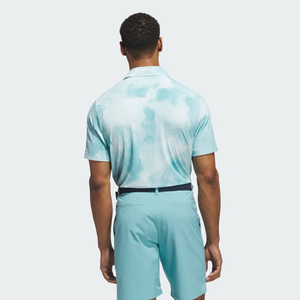 Turquoise Polo imprimé Ultimate365 Cool Feeling Tour