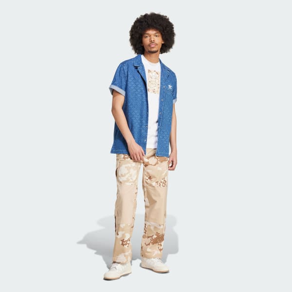 White Camo Label Tee