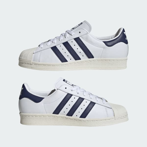 Adidas superstar metallic blauw store