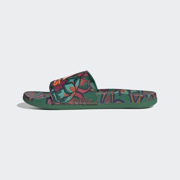 Green Adilette Comfort Sandals KXY83