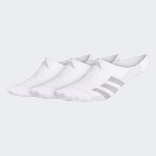adidas Superlite Stripe Super-No-Show Socks 3 Pairs - White | Men's ...