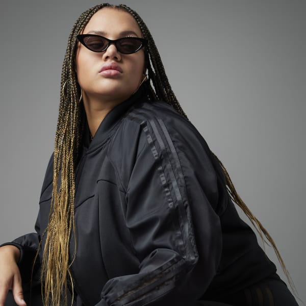 adidas Always Original Super Girl Track Top (Plus Size) Black Women