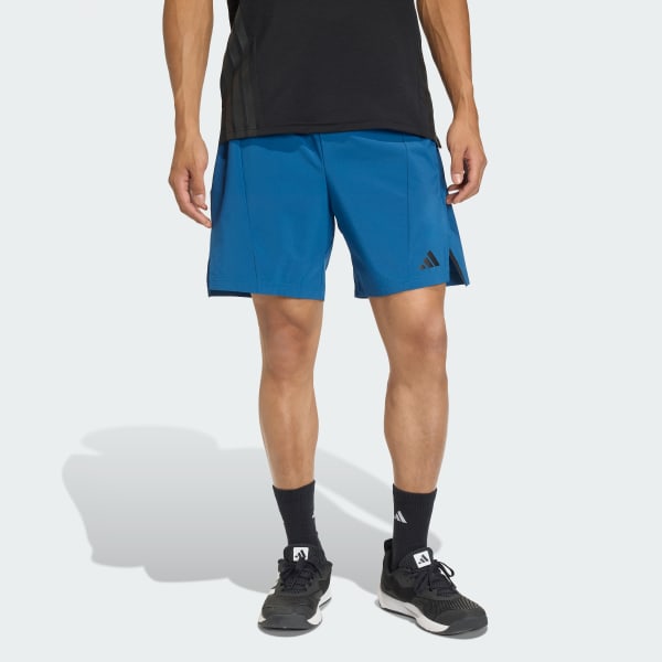Blue Designed for Training Workout Shorts