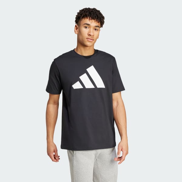 สีดำ เสื้อยืดพิมพ์ลาย Pwr 3