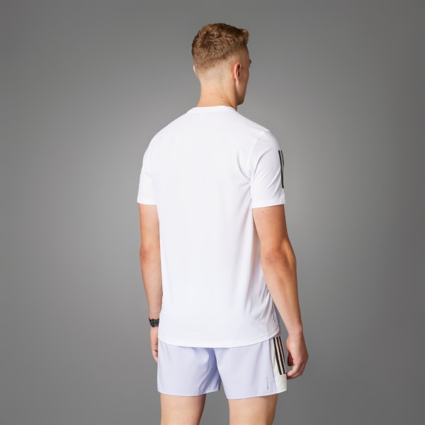 Blanco Polo Own the Run CLIMACOOL Colorblock