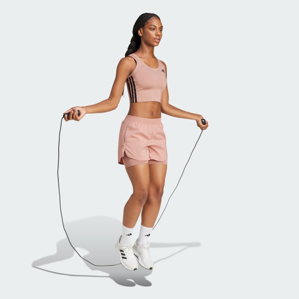 Rosa Train Essentials 3-Stripes Crop Tanktop