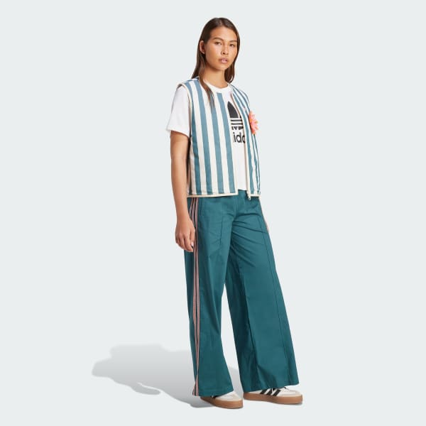Blanc Veste sans manches réversible adidas Originals Summer Glow