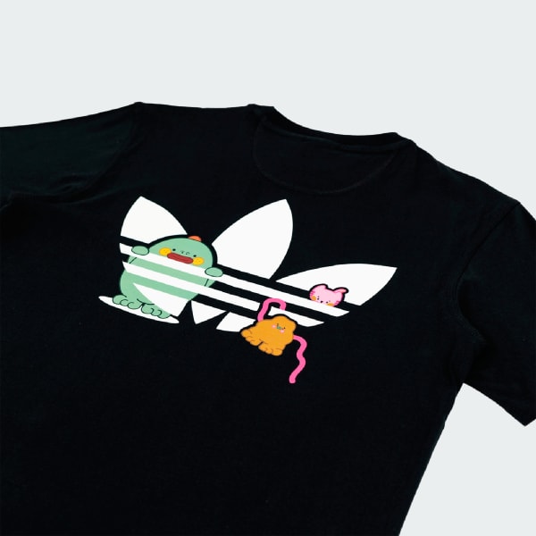 Black adidas ESS TEE x DMEOW I