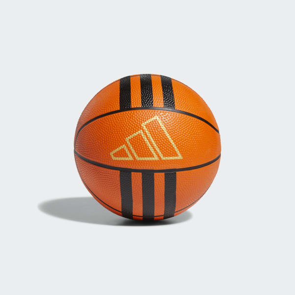 Orange Mini Ballon de basketball 3-Stripes Rubber BR376