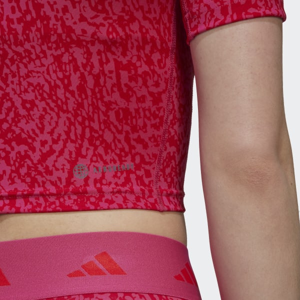 Rosa Top Techfit Print Training Crop RO942