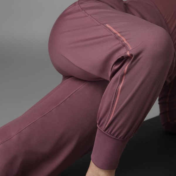 adidas Authentic Balance Yoga Pants - Burgundy, Women's Yoga