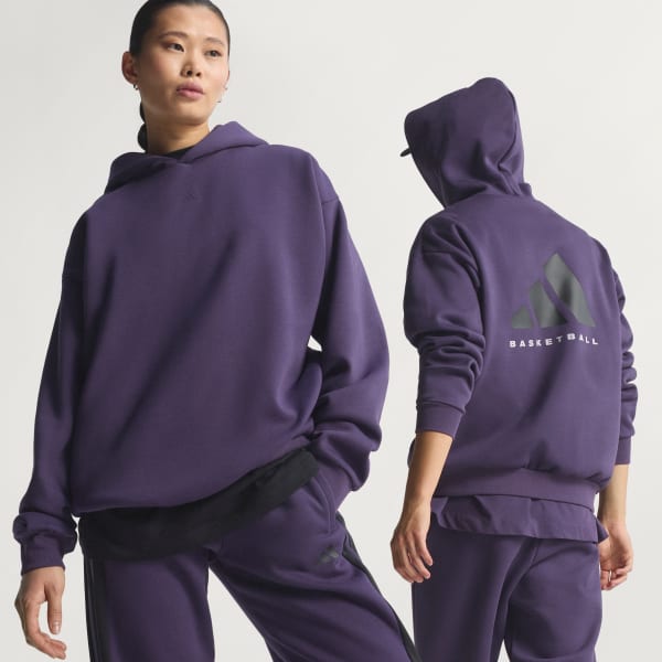 adidas Basketball Fleece Hoodie (Gender Neutral)