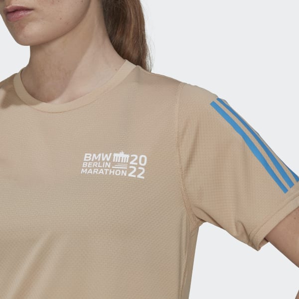 Beige Berlin Marathon 2022 Running Icons T-Shirt EDJ98