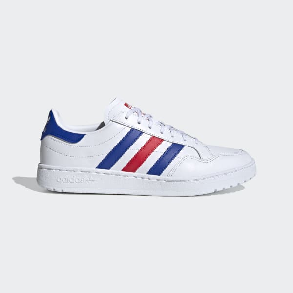 royal blue and white adidas shoes