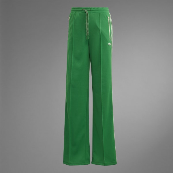 【ADIDAS】70s Velour Track Pants - Pink:Green / JN8289 CLOTHING - 70s Velour Track Pants - Pink | adidas Oman