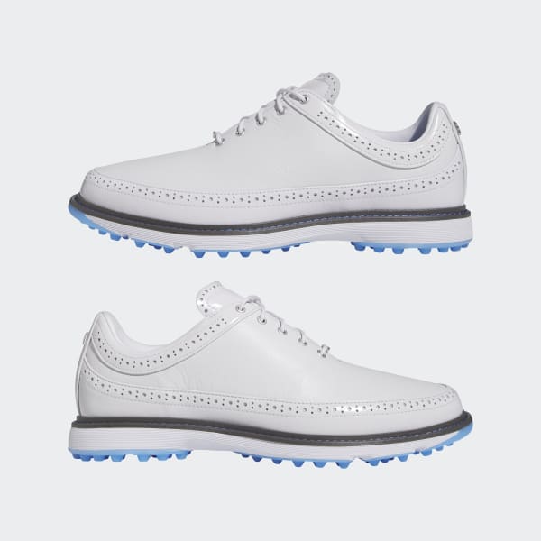 【インソール未使用】adidas golf MC80 スパイクレスシューズ白/緑 Adidas MC80 Spikeless Golf Shoes